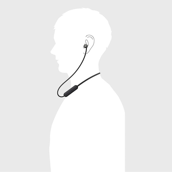 Sony WI-C310/B WI-C310 Wireless in-Ear Headphones, Black, One Size Open Box - Picture 4 of 8